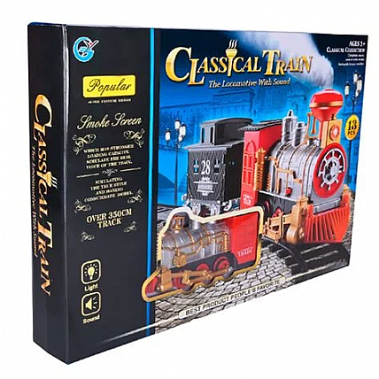 Детская игрушечная "Железная дорога" GY810-1 свет, звук