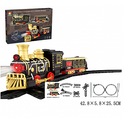 Детская игрушечная "Железная дорога" 699-65A свет, звук