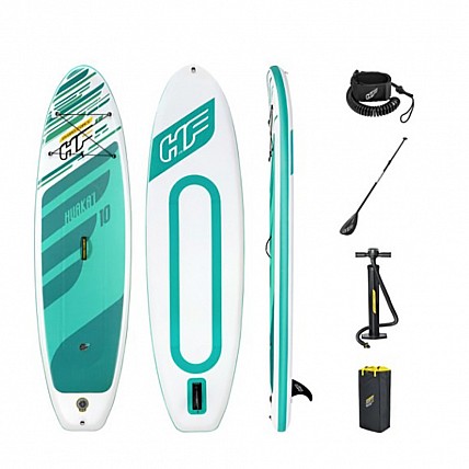 SUP борд 65346, 305 x 84 x 15 см, доска, весло, ручной насос, сумка