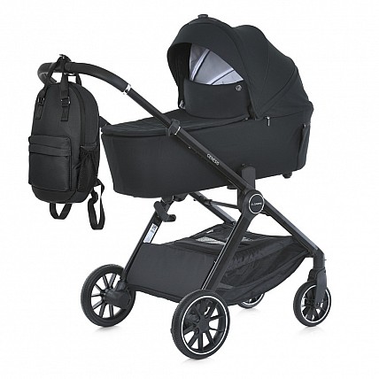 Коляска детская универсальная 2 в 1 GENESIS ME 1126 Jet Black