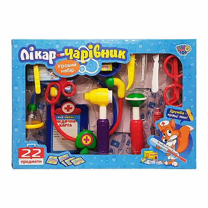 Игровой набор Доктор-волшебник Limo Toy M 0462, 22 предмета A
