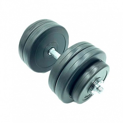 Гантель наборная композитная в пластиковой оболочке Rock Pro-R 14,5 кг NE-PL-R-014