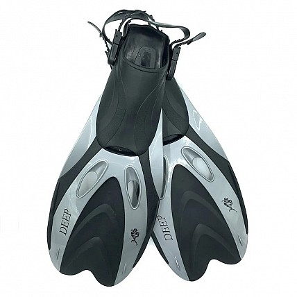 Ласты с открытой пяткой DLV Deep NE-66-39-43-GR размер SM/MD 39-43 серые