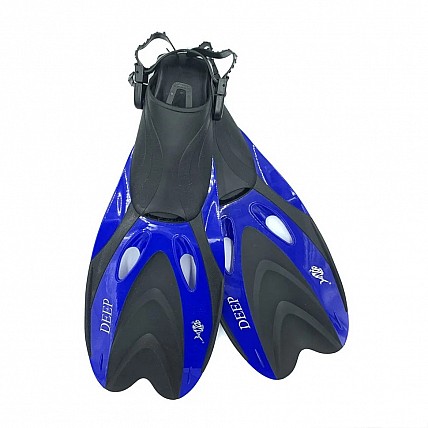 Ласты с открытой пяткой DLV Deep NE-66-43-46-B размер L/XL 43-46 синие