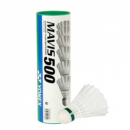 Набор Воланчиков Yonex Mavis 500 NE-MAV-500W белый 6 шт