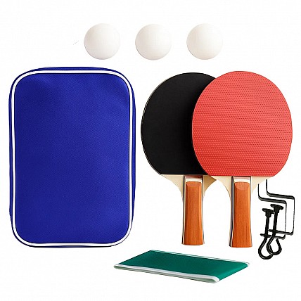 Набор для настольного тенниса VITOR NE-VT-6, 2 ракетки, 3 шарика, сетка