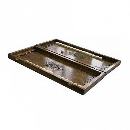 Нарды деревянные ручной работы Backgammon 1 NR - 5244, 32 фишки двух цветов