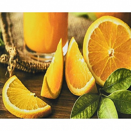 Алмазная мозаика "Сочный апельсин" HEG88153 30х40 см