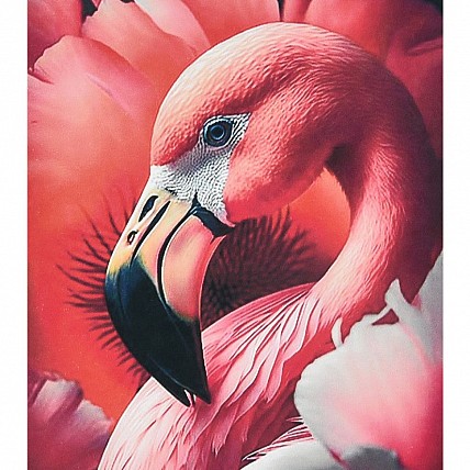 Алмазная мозаика "Розовое произведение природы" SK88230 40х50 см