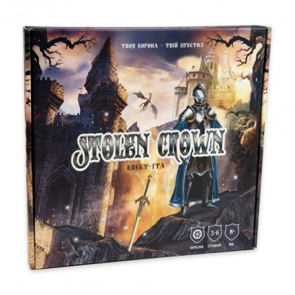 Настольная игра Stolen Crown 30811 рулетка со стрелкой, игровое поле