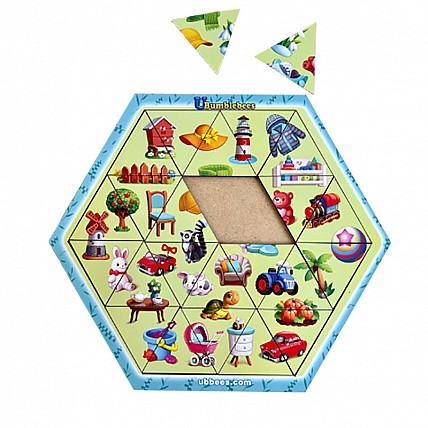 Дерев'яний головоломка "Асорті" Ubumblebees (ПСФ125) PSF125