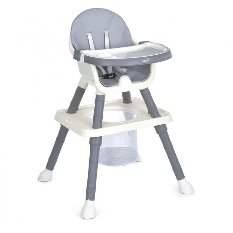 Детский стульчик для кормления 2 в 1 M 6041 Gray