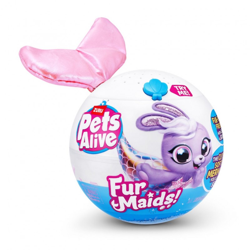 Интерактивный игровой набор серии "Furmaids" Котенок Пурл Pets & Robo Alive 9555A