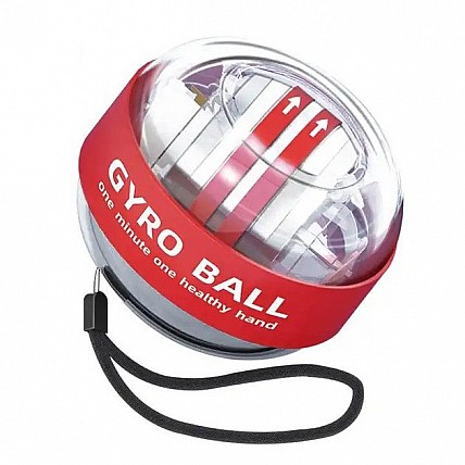 Гироскопический эспандер 65386(Red) LED-подсветка, ремешок