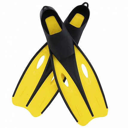 Ласты для плавания BW 27023 размер 40-42 , в сетке Жёлтый