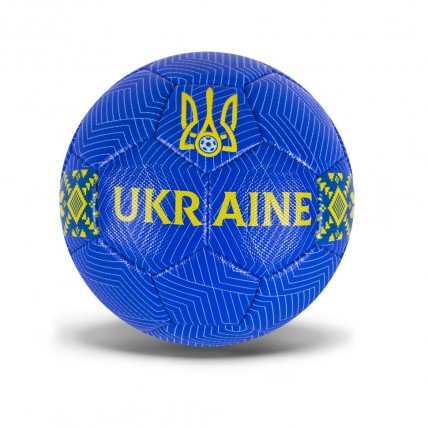 М'яч футбольний "Ukraine" FU2582 розмір № 5 Синій