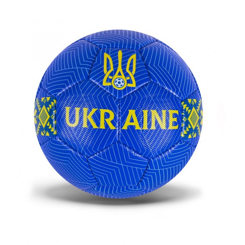М'яч футбольний "Ukraine" FU2582 розмір № 5 Синій