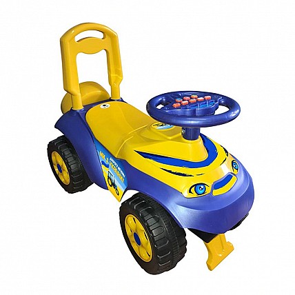 Детская каталка толокар "Машинка" 0142/17UA, музыкальная, до 35 кг