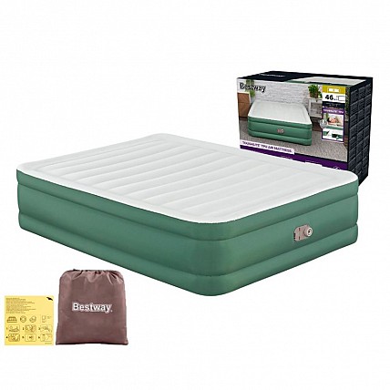 Велюр кровать 69646 с встроенным насосом 203 х 152 х 46 см