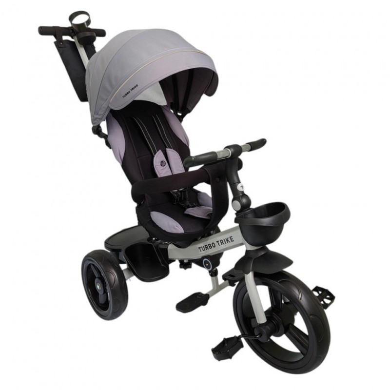 Велосипед детский трехколесный MT 1001-1 Smart Grey с родительской ручкой