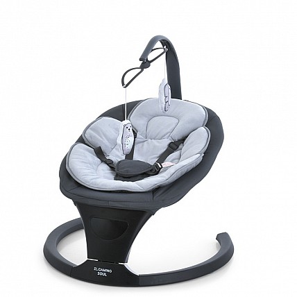 Укачивающий центр-шезлонг SOUL ME 1175 Dark Gray