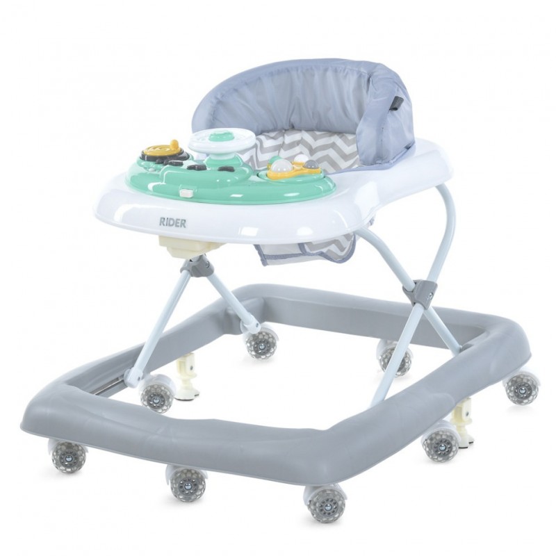 Ходунки детские RIDER ME 1185 Grey, световые и звуковые эффекты