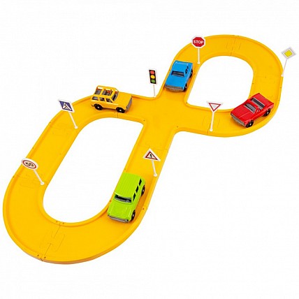 Детский игрушечный Автотрек 0747TXK 4 автомобиля