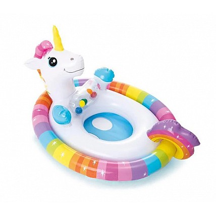 Детский надувной плотик "Животные" 59570, 81 x 58 см Единорог