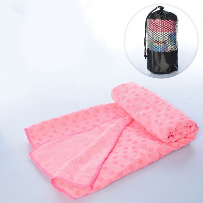 MS 2750 Microfiber Yoga рушник рожевого кольору