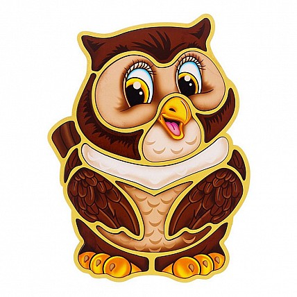 Дерев'яний пазл "Сова" Ubumblebees (ПСД087) PSD087