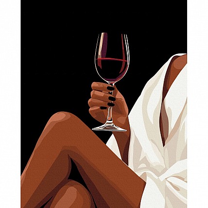 Картина по номерам "Изысканное наслаждение" BSB0051, 40х50 см