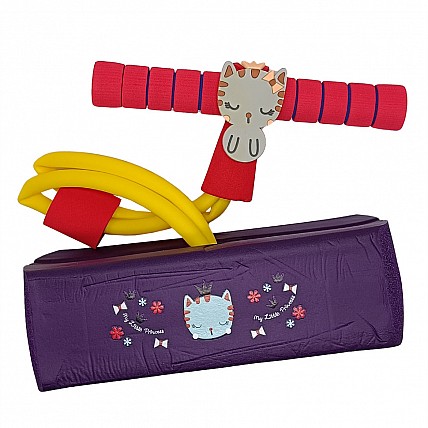 Детский джампинг 67942(Violet) подсветка, пищалка