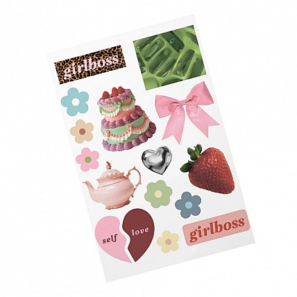Детский стикерпак А6 Girlboss СS-3D-033 на виниловой основе
