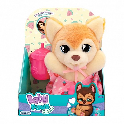 Интерактивная игрушка серии "Yummy" Померанский шпиц Baby Paws 926387IM с аксессуарами