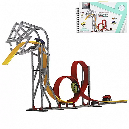 Детский автотрек с машинками 679-609 , 275 деталей