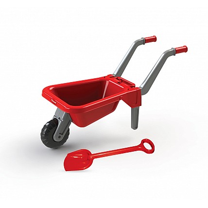 Детская игрушка "Тачка детская с лопатой Doloni" арт 01530/01/02 Красный