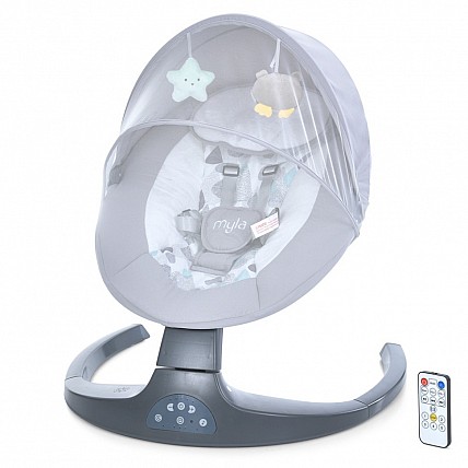 Детский Укачивающий центр MYLA ME 1074 Medium Gray Drops
