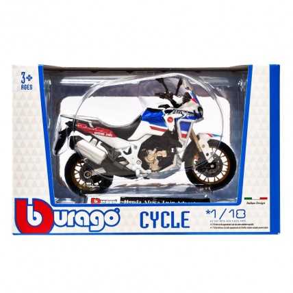 Kids Motorcycle Model "Honda Africa Twin Adventure" Bburago 18-51030-3 Scale 1:18