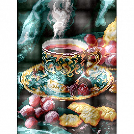 Алмазна мозаїка «Турецька кава» ©art_selena_ua AMO8130, 30x40 см