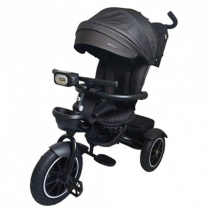 MODENA ME 1193 Чорний дитячий триколісний велосипед з батьківською ручкою