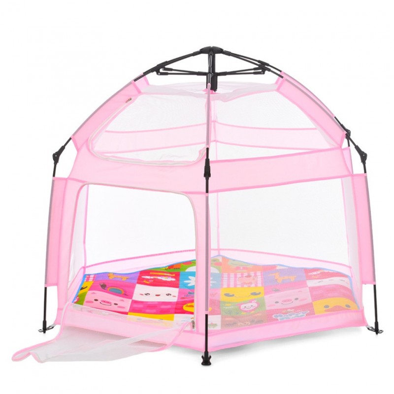 Детский манеж MR 1512 Powder Pink 146×127×110 см