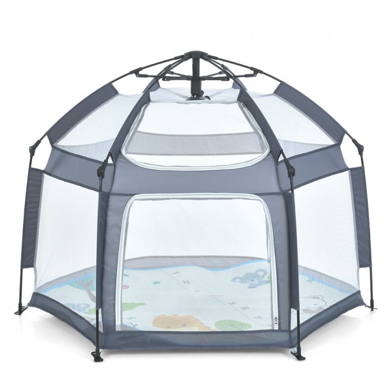 Детский манеж MR 1512 Silver Mist 146×127×110 см