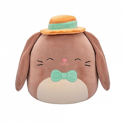 М'яка іграшка Зайчик Молодий в шапочці Сквішмеллоу SQER00926, 13 см