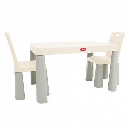 Дитячий пластиковий стіл і 2 стільці 04680/11