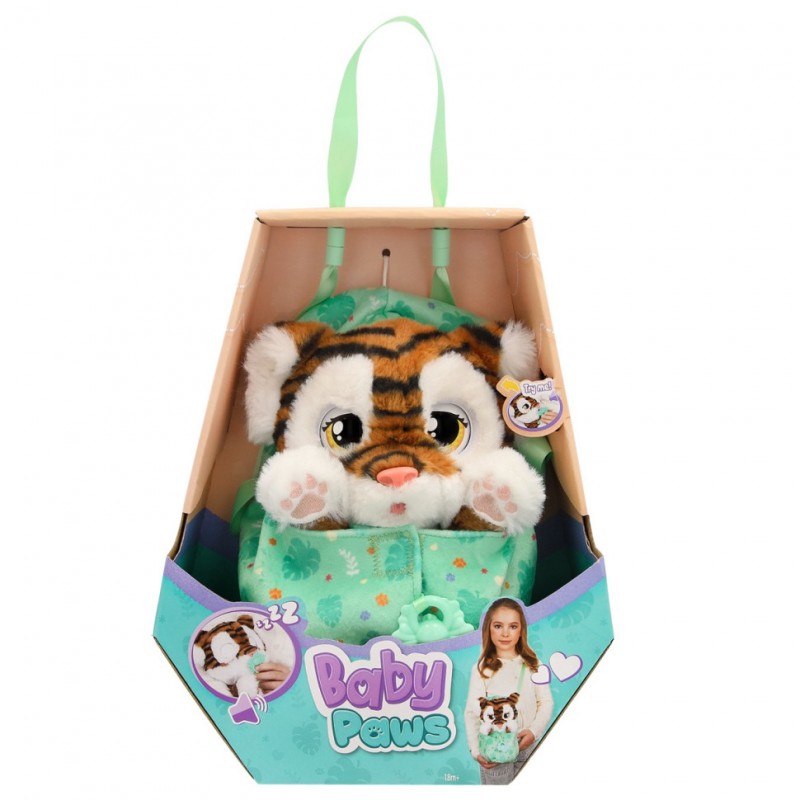 Інтерактивна іграшка "Тигреня" Baby Paws 927650M, зі звуком