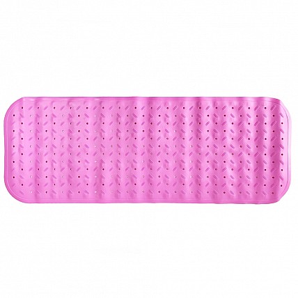Килимок у ванну кімнату на присосках MGZ-0901(Pink) 35х95 см