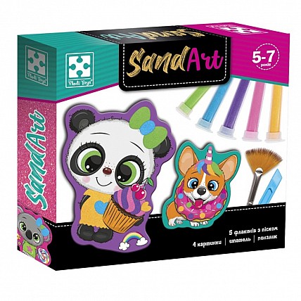 Дитячий набір для творчості з піском 