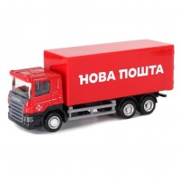 Модель автомобіля для дітей Scania "Nova Poshta" TechnoDrive 250414U, масштаб 1:64