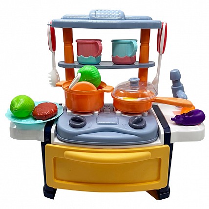 Дитяча іграшкова кухня 899-1 звук, світло, посуд, продукти