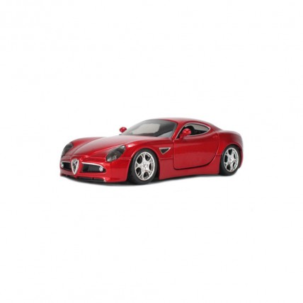 Children's model car ALFA 8C COMPETIZIONE Bburago 18-43004 red metallic, 1:32